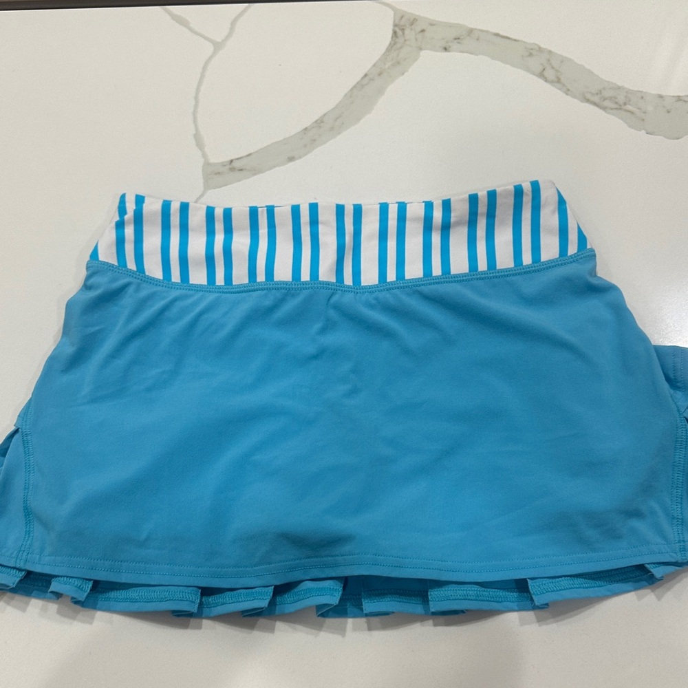 Lululemon Pace Setter Run Skirt Spry Blue Size 2